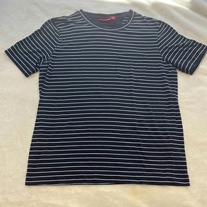 Hugo Boss Striped T Shirt Size Medium